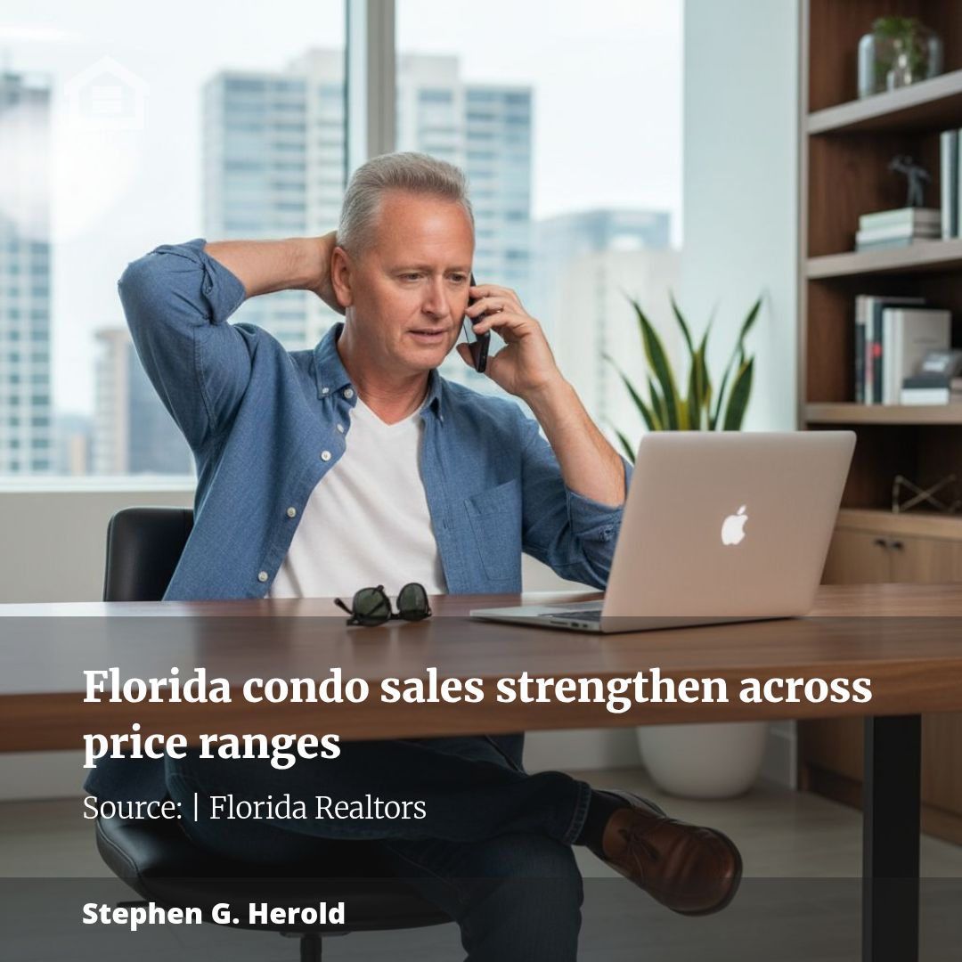 Florida condo sales strengthen across price ranges