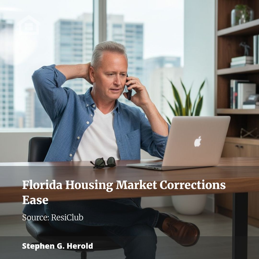 Florida’s housing market corrections continue to lose intensity—see the data across the state
